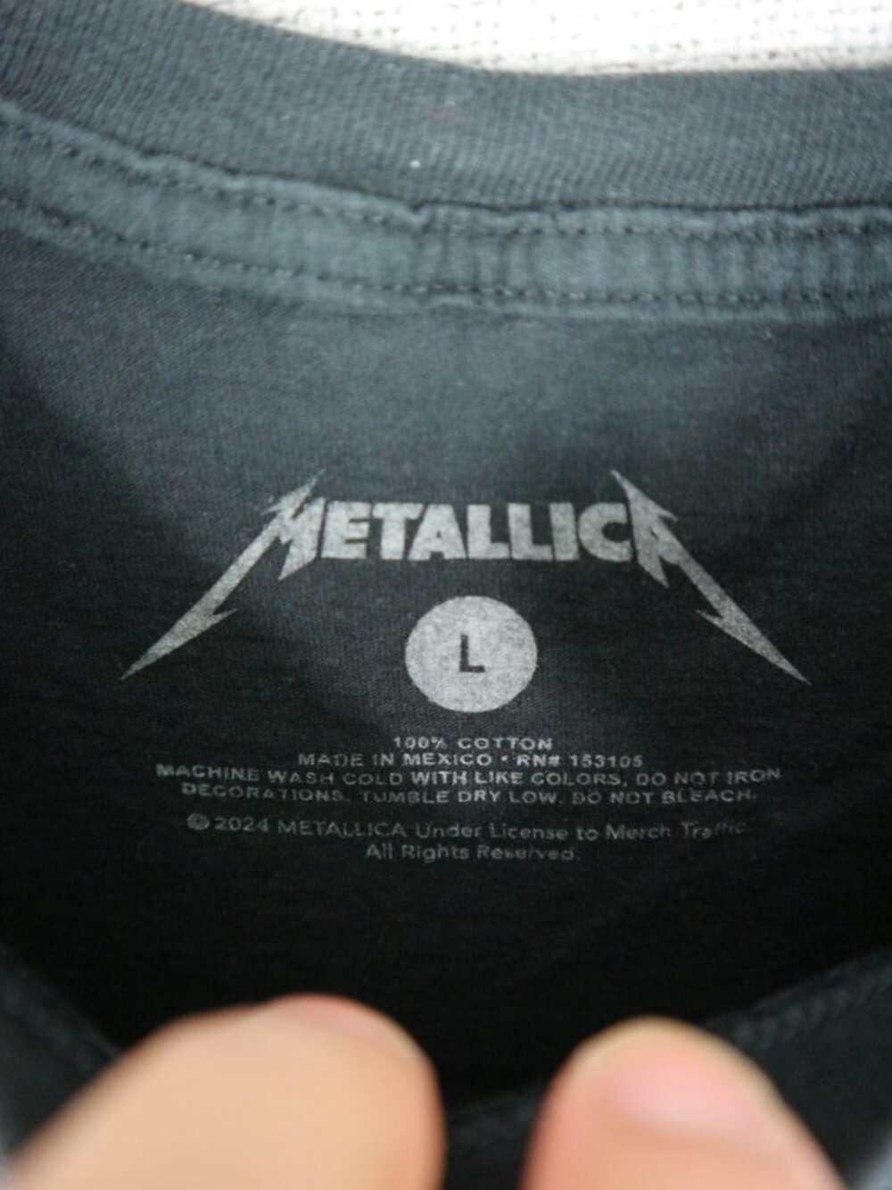Metallica 2024 The Four horsemen Tee Mens Large - Picture 7 of 9